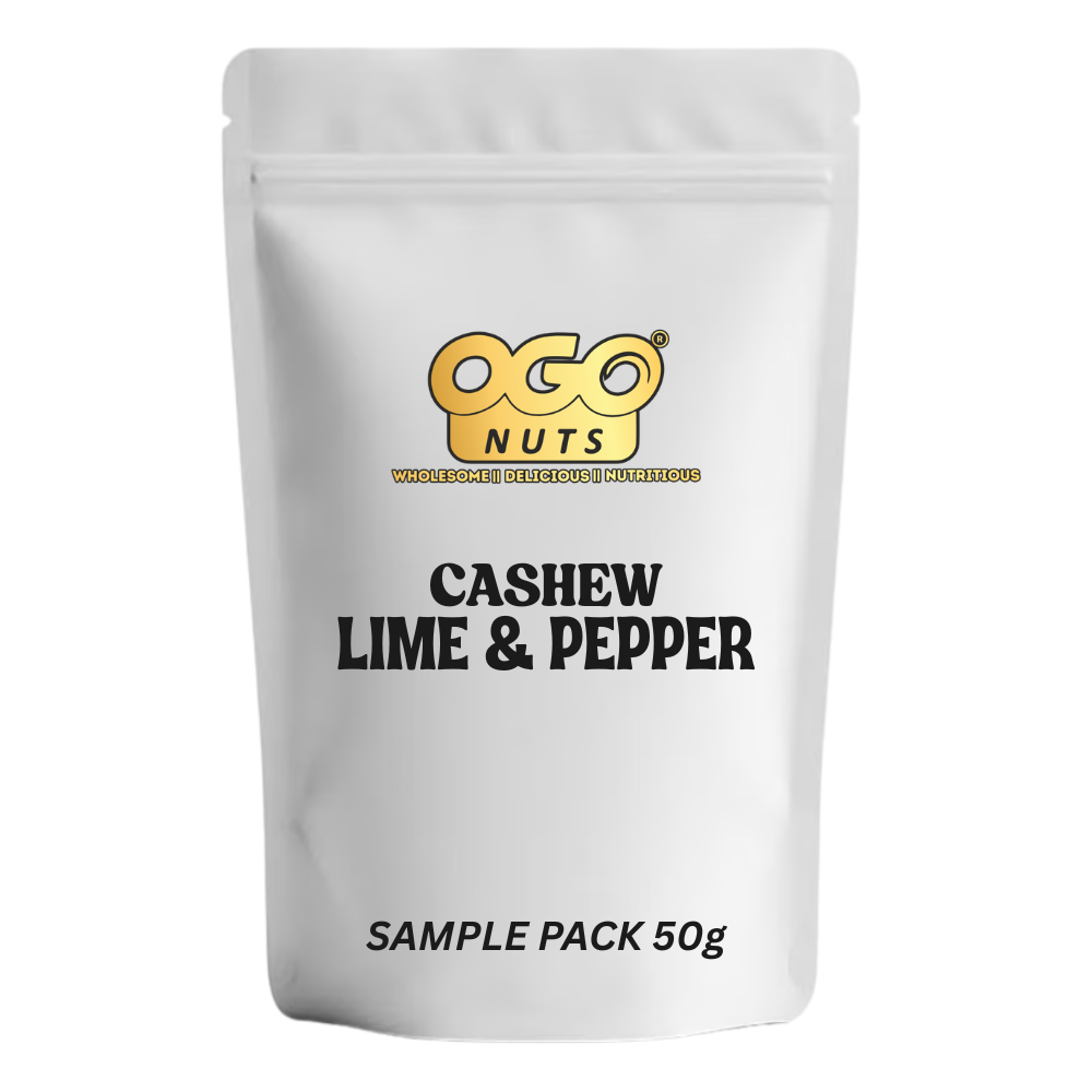 Cashews Lime & Pepper - 50g Sample Pack