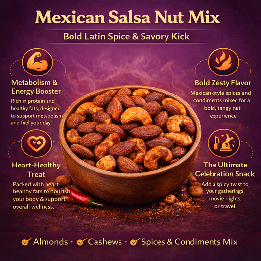 Mexican Salsa Nut Mix 20g (PACK OF 6)