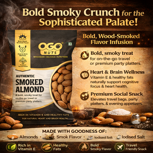 Smoked Almonds 30g (PACK OF 6)