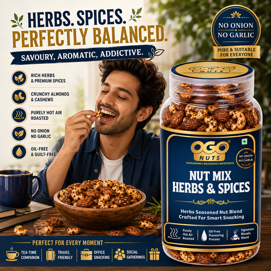 Herbs & Spices Nut Mix 200g (NO ONION; NO GARLIC)