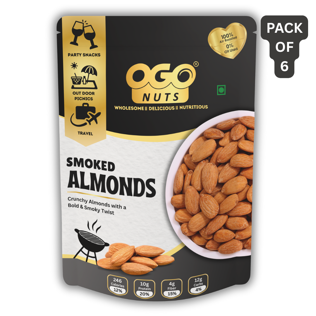 Smoked Almonds 30g (PACK OF 6)