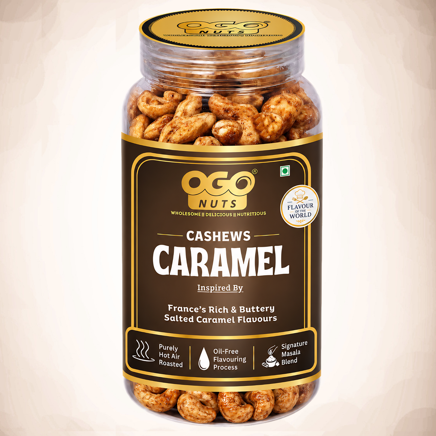 French Caramel Cashews | Flavour of the World Collection 200g