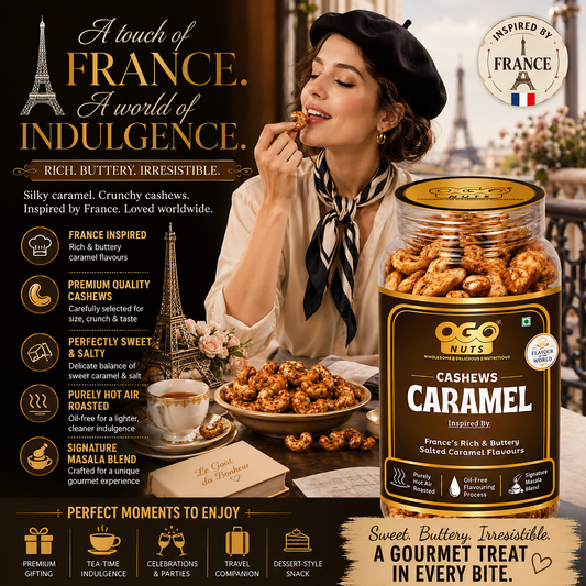 French Caramel Cashews | Flavour of the World Collection 200g