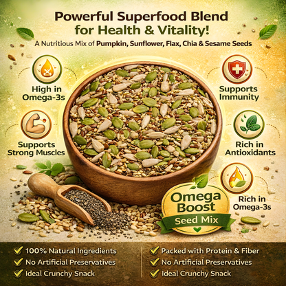 Omega Boost - Seed Mix 200g (PACK OF 2 X 100g)