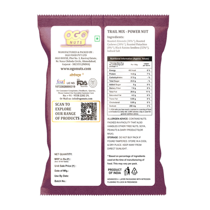 Trail Mix - Nut Power 30g (PACK OF 6)