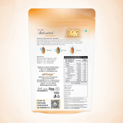 Activated Trail Mix - Nut Power 200g (PACK OF 2 X 100g)