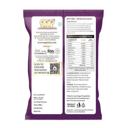 Mexican Salsa Nut Mix 30g (PACK OF 6)