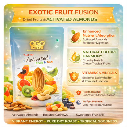 Activated Trail Mix - Fruit & Nut 200g (PACK OF 2 X 100g)