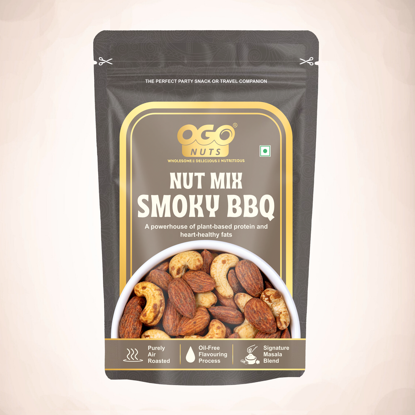 Smoky BBQ Nut Mix 200g (PACK OF 2 X 100g)
