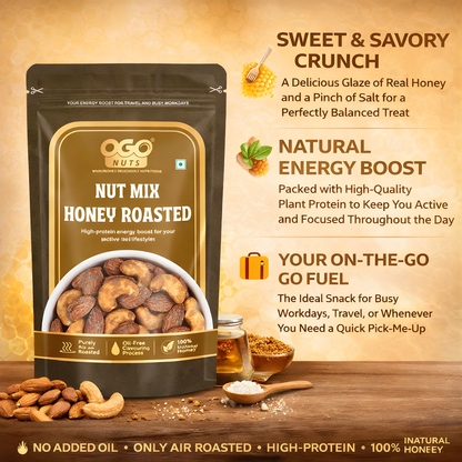 Honey Roasted Nut Mix 200g (PACK OF 2 X 100g)