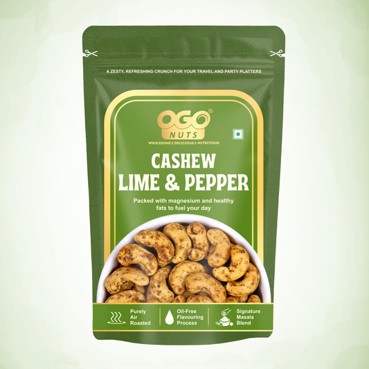Lime & Pepper Cashews 200g (PACK OF 2 X 100g)