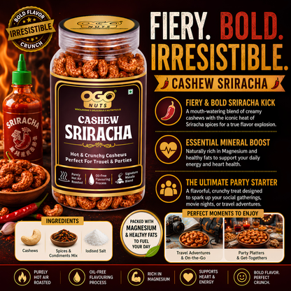 Sriracha Cashews 200g