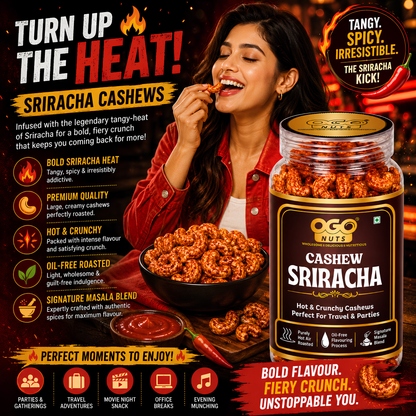 Sriracha Cashews 200g
