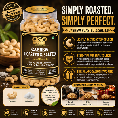 Roasted & Salted Cashews 200g