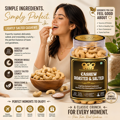 Roasted & Salted Cashews 200g