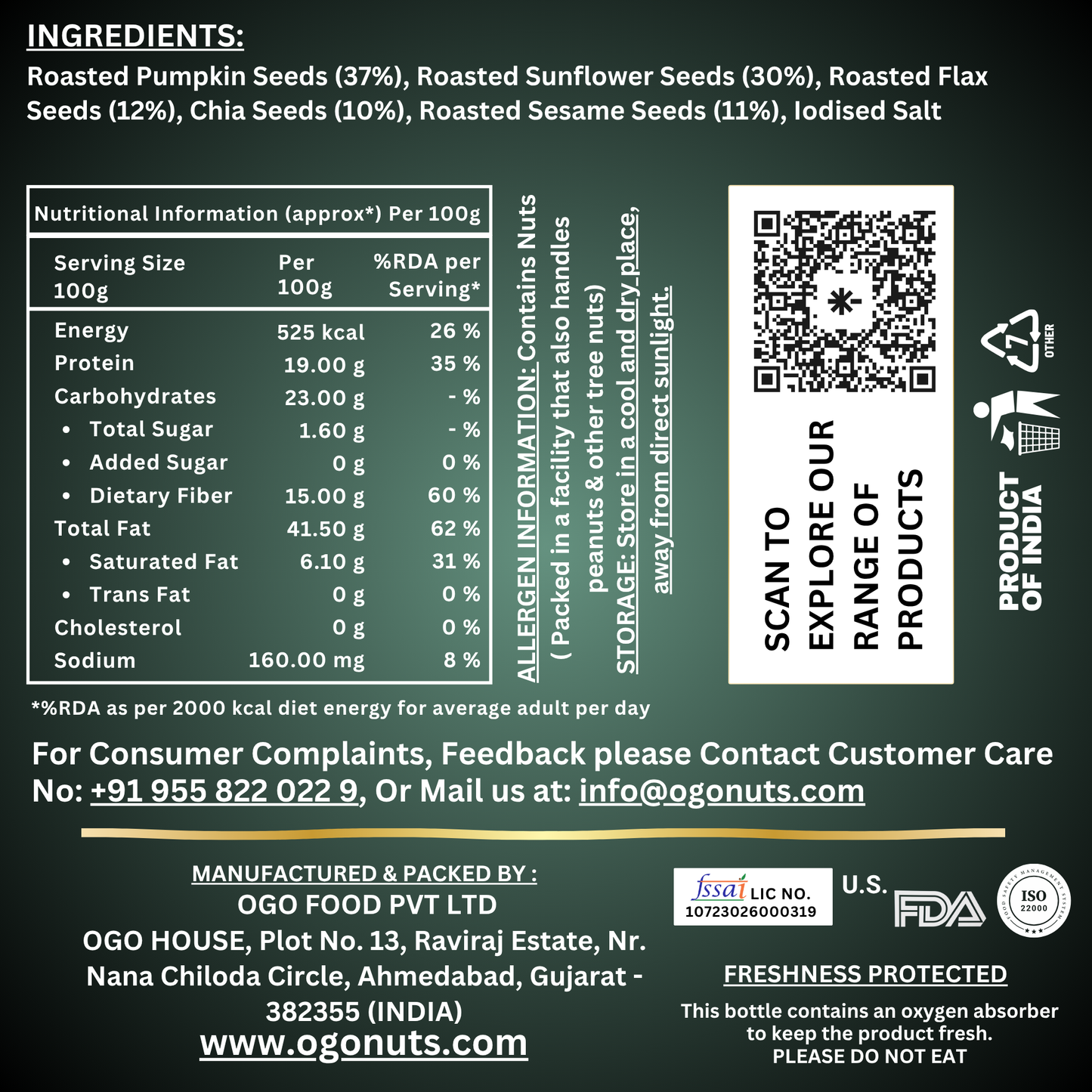 Omega Boost - Seed Mix 200g