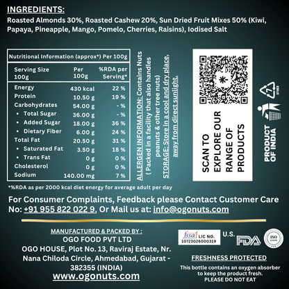 Trail Mix - Fruit & Nut Mix 200g