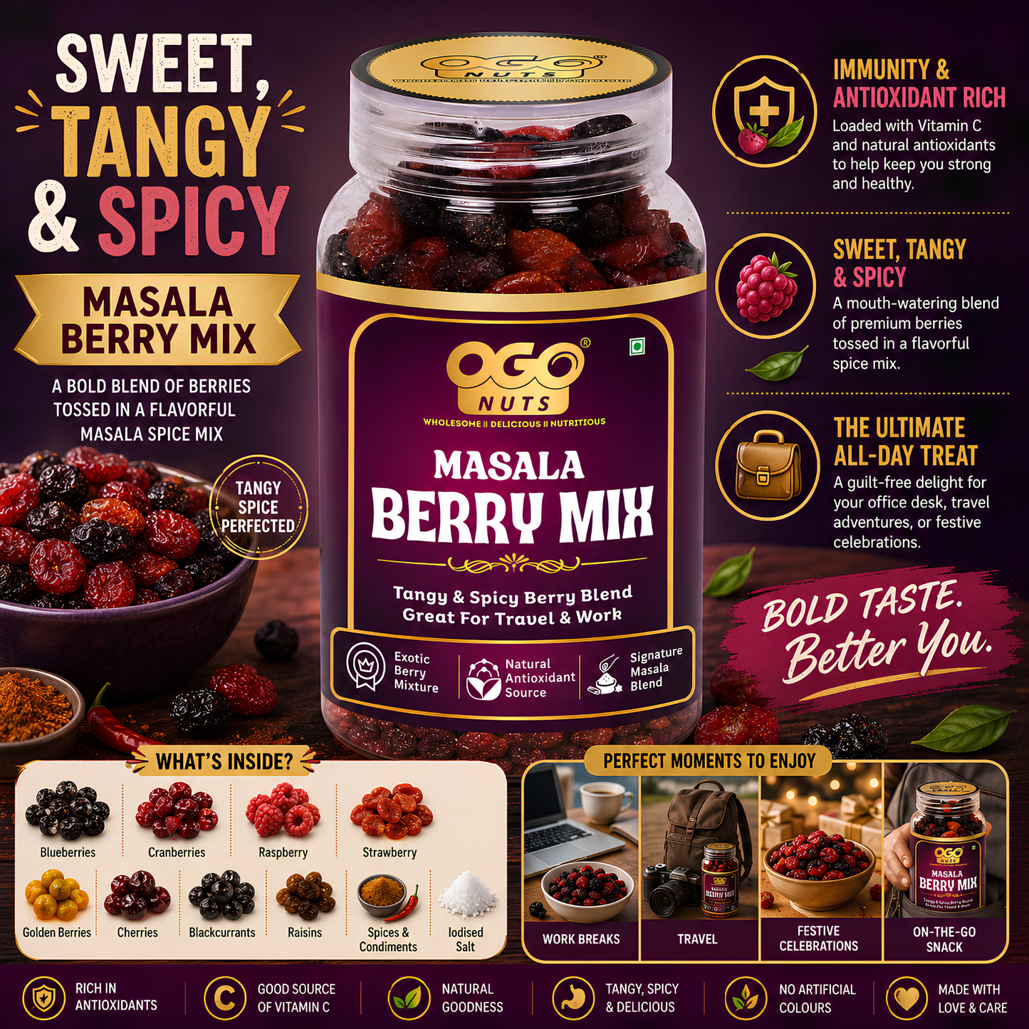 Masala Berry Mix 200g