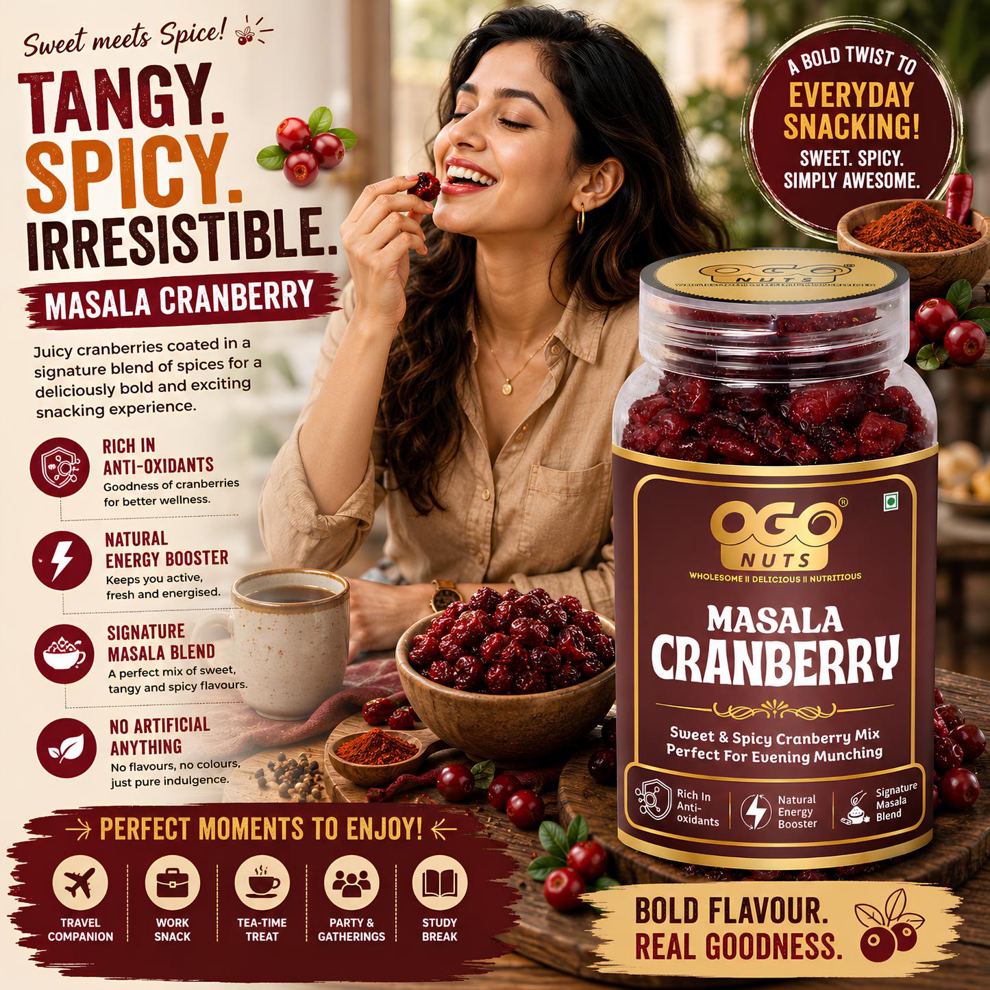 Masala Cranberry 200g