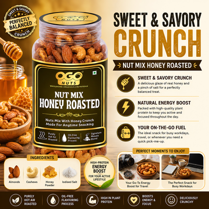 Honey Roasted Nut Mix 200g