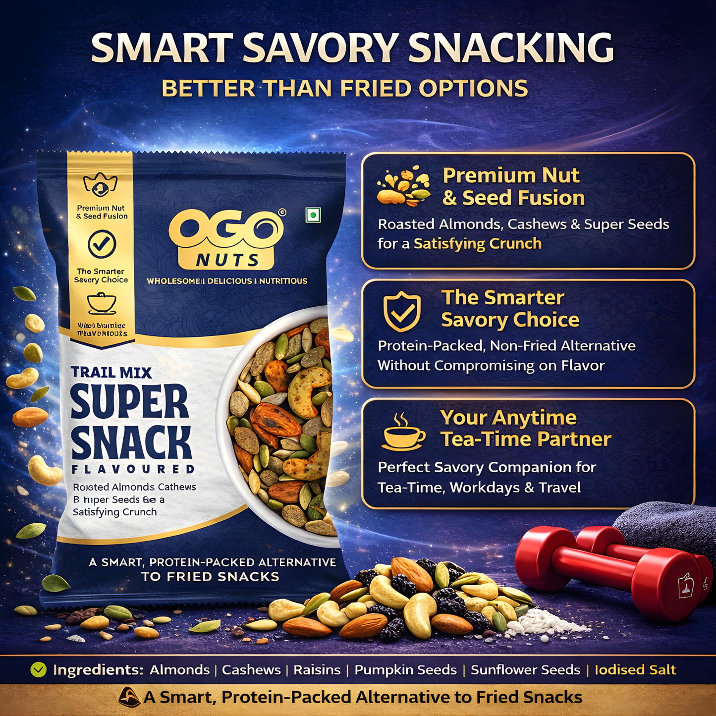 Trail Mix - Flavoured Super Snack 35g (PACK OF 6)