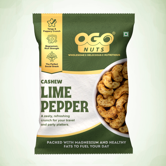 Lime & Pepper Cashews 30g (PACK OF 6)