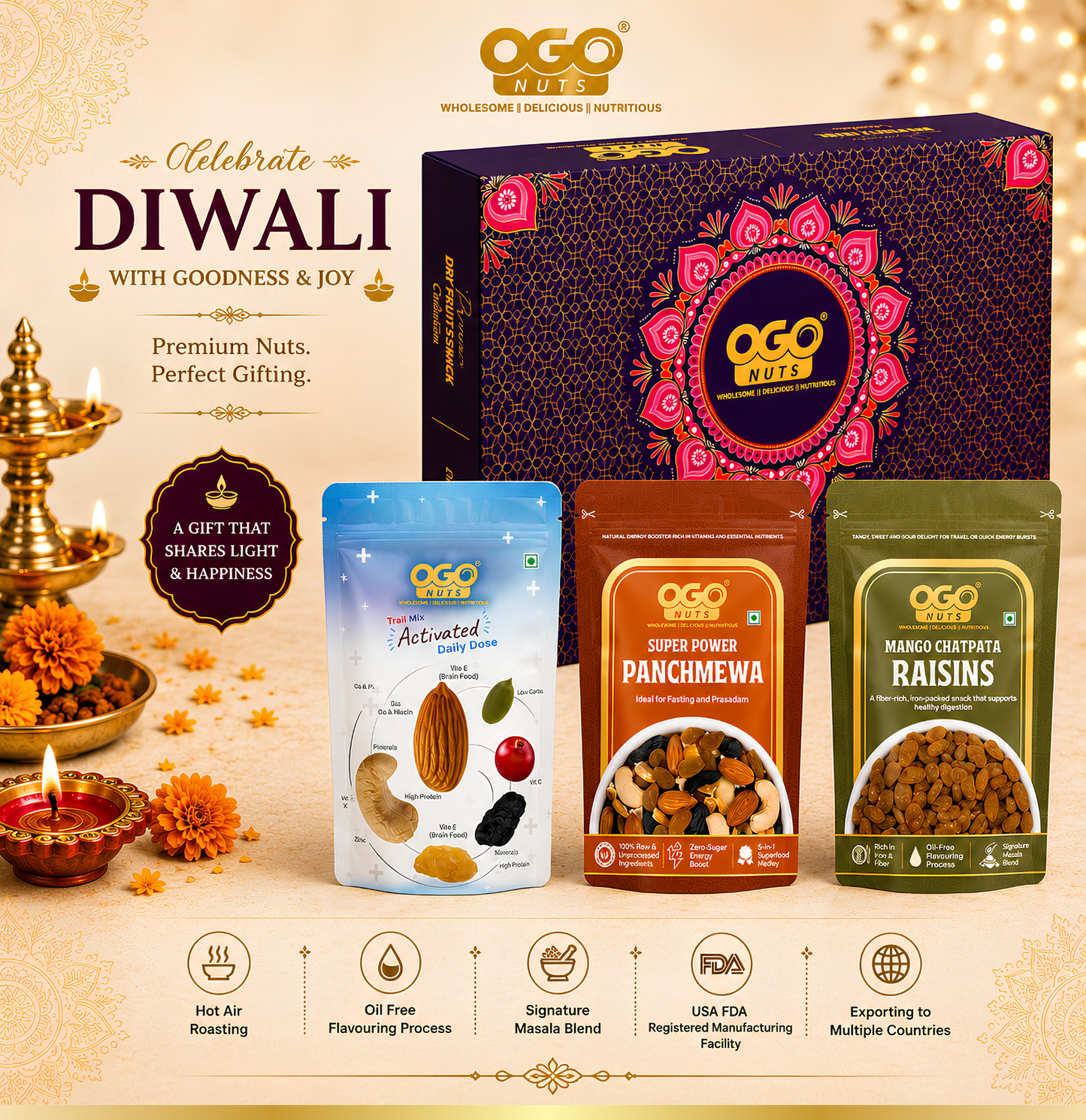 OgoNuts Royal Gift Box