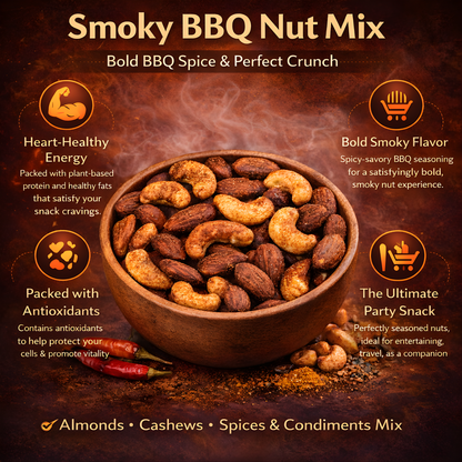 Smoky BBQ Nut Mix 30g (PACK OF 6)