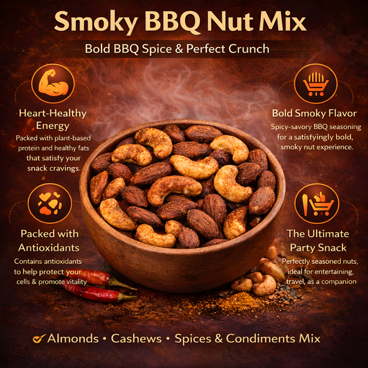 Smoky BBQ Nut Mix 150g