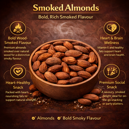 Smoked Almonds 30g (PACK OF 6)
