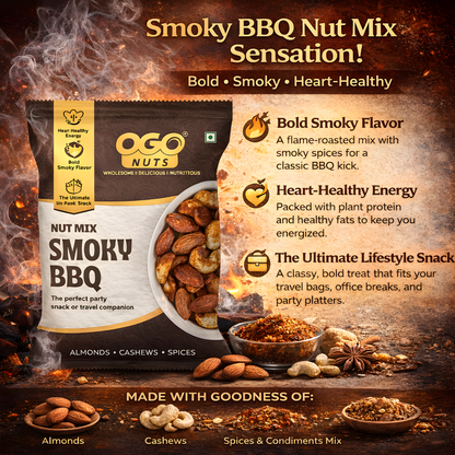 Smoky BBQ Nut Mix 30g (PACK OF 6)