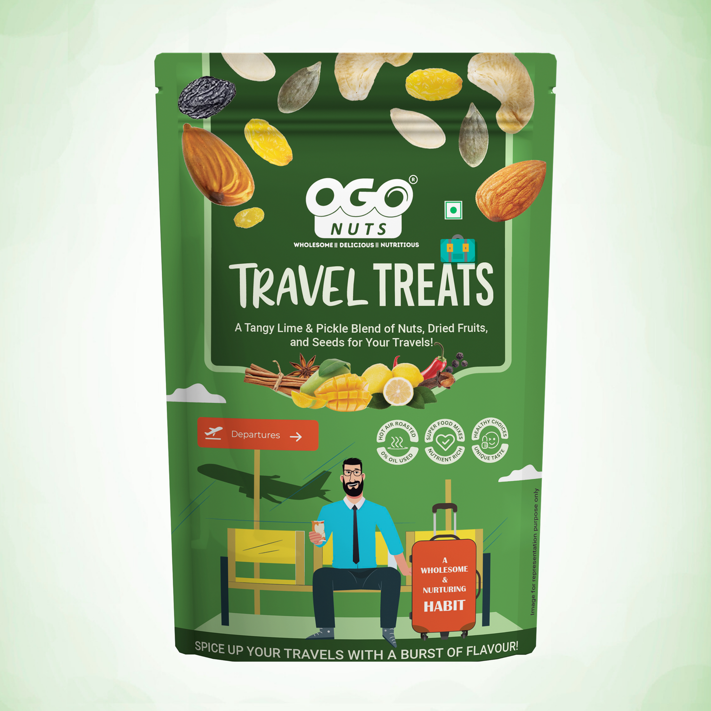 Travel Treats Super Snack Mix 200g (PACK OF 2 X 100g)