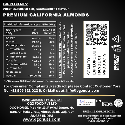Smoked Almonds 200g