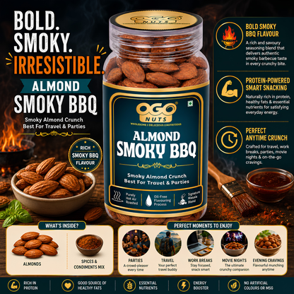 Smoky BBQ Almonds 200g