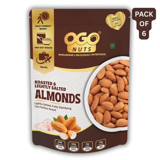 Roasted & Salted Almonds 30g (PACK OF 6)