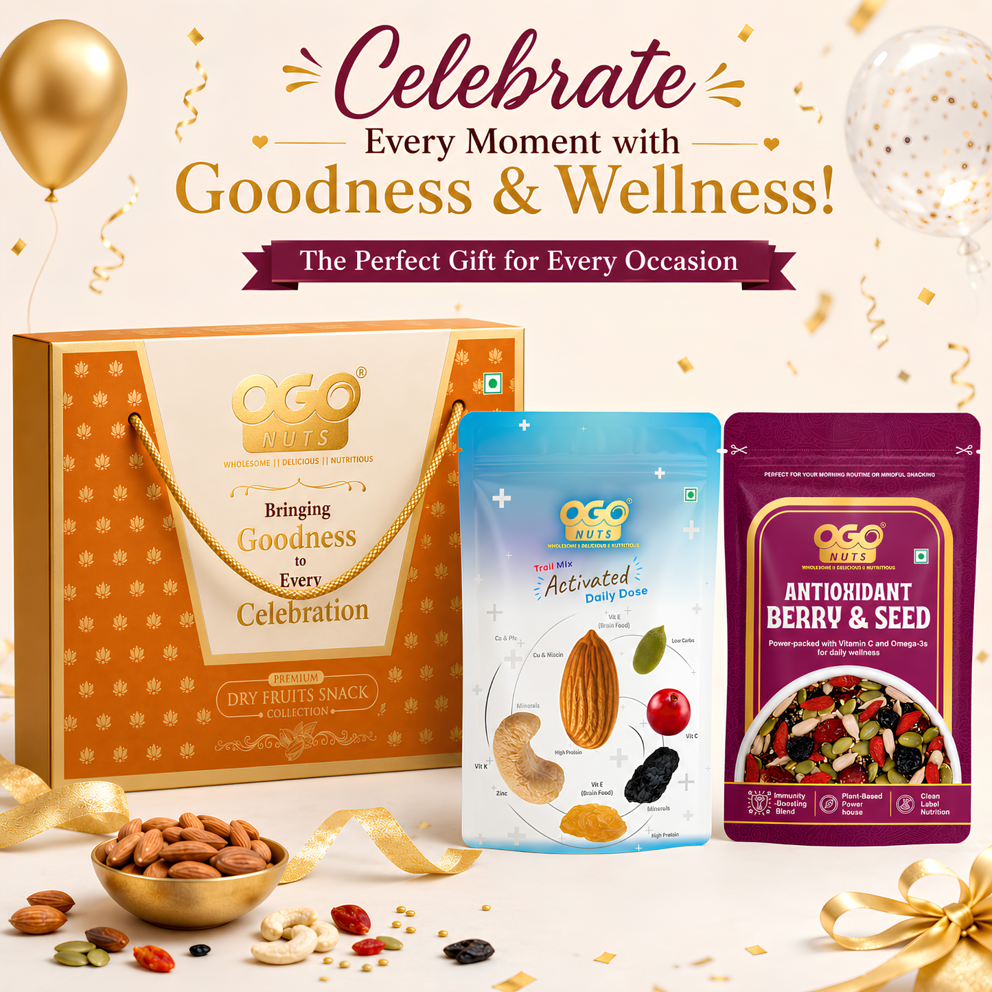 OgoNuts Wellness Celebration Gift Box