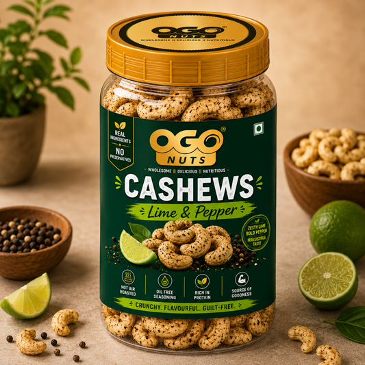 Lime & Pepper Cashews 250g