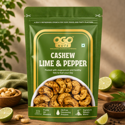 Lime & Pepper Cashews 150g