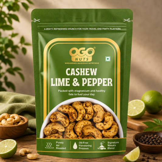 Lime & Pepper Cashews 150g