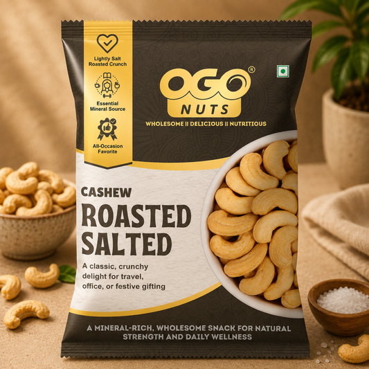Roasted & Lightly Salted Cashews 20g (PACK OF 6)