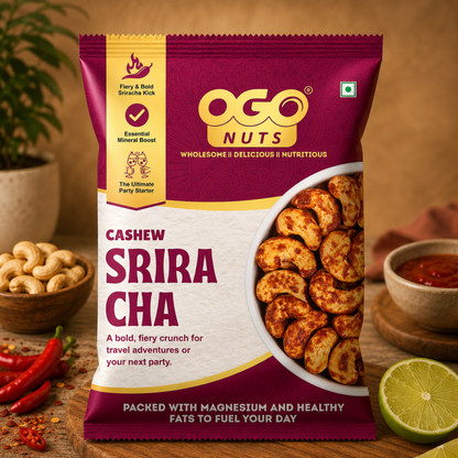 Sriracha Cashews 20g (PACK OF 6)