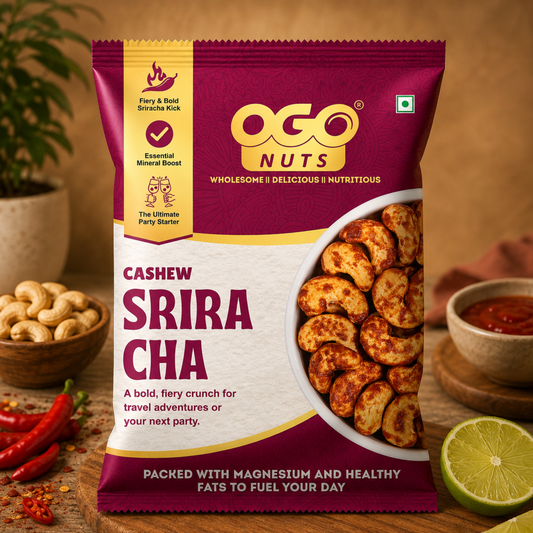 Sriracha Cashews 20g (PACK OF 6)