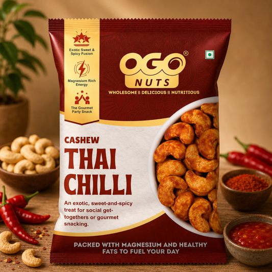Thai Chilli Sweet Cashews 20g (PACK OF 6)